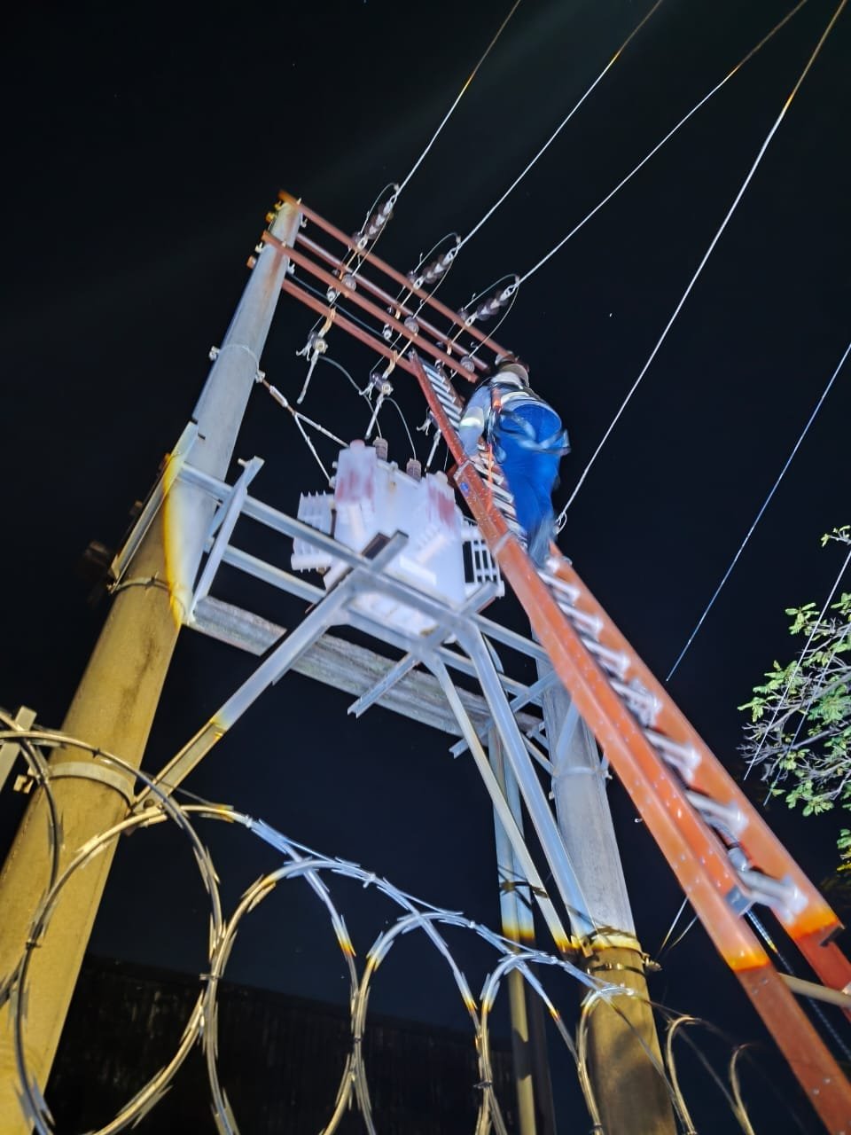 Atendimento emergencial em média tensão